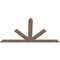 Ekena Millwork Saratoga Smooth Timber Gable Bracket, Douglas Fir, 84"W x 45"H x 1 1/2"D x 5 1/2"F, 13/12 Pitch GBW084X45X0206SAR00SDF - alternate 5